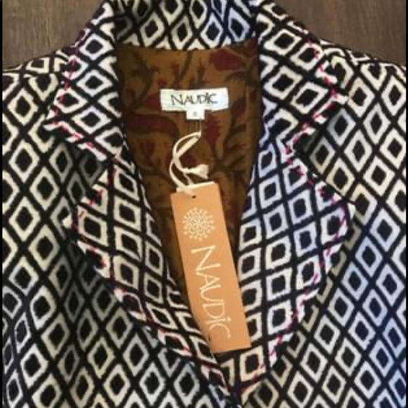 Naudic brand blue White Coat New with tags - Picture 2 of 6